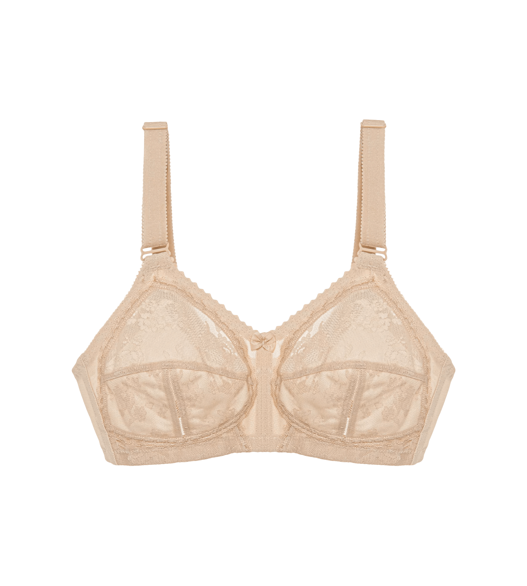 Doreen skin wireless bra in nude color, timeless design for fuller bust support, ideal under any outfit.