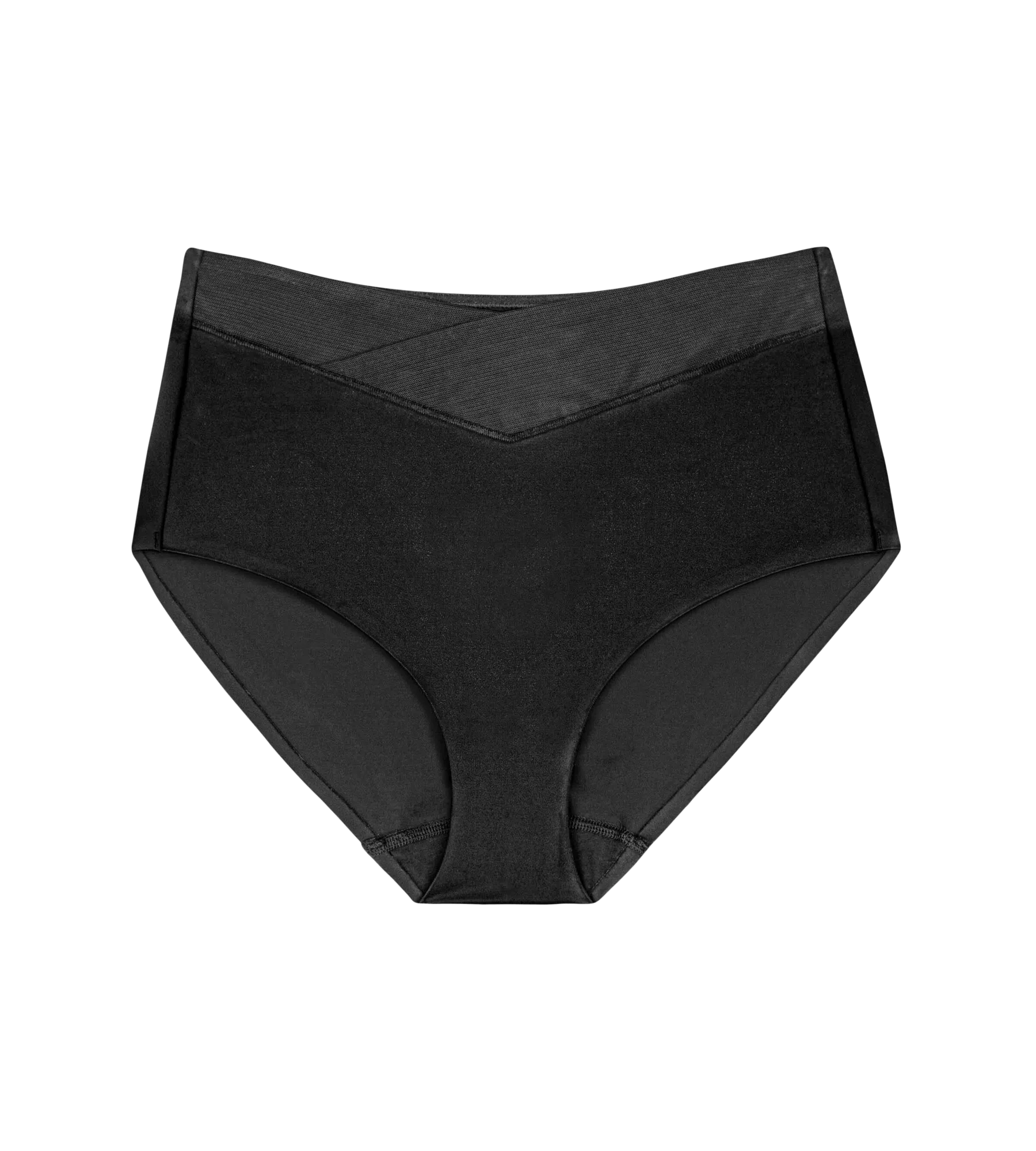 True Shape Sensation black maxi brief with high waist and seamless leg opening for a defined silhouette