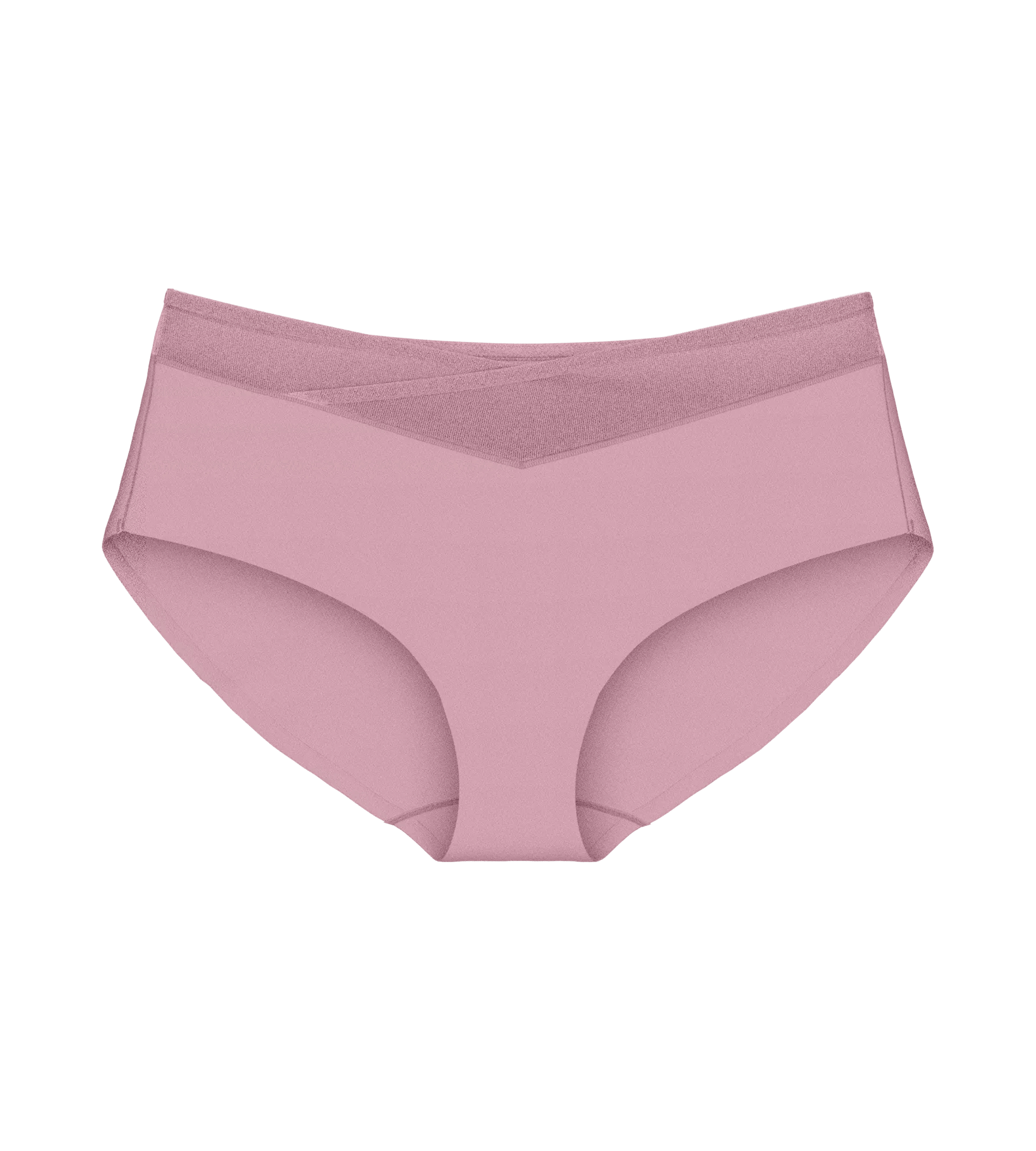 True Shape Sensation T maxi brief in soft pink color, featuring bonded leg opening and high waist design.
