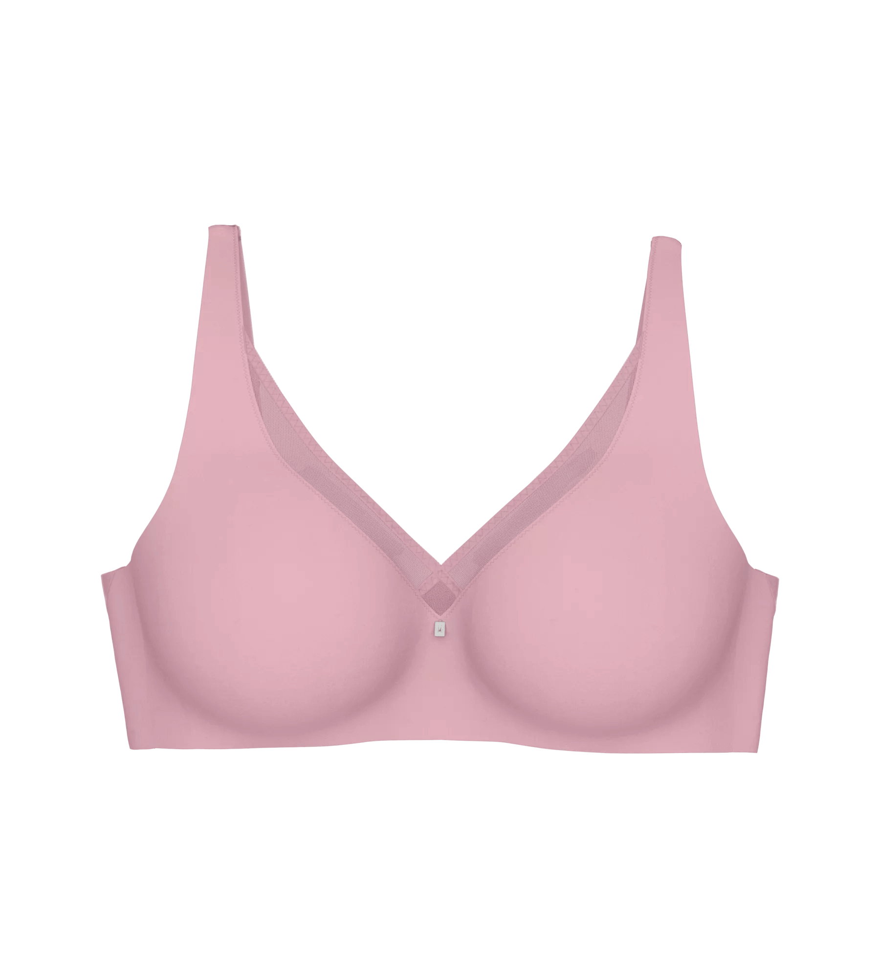 True Shape Sensation T non-wired minimiser bra in soft pink for fuller cup sizes.