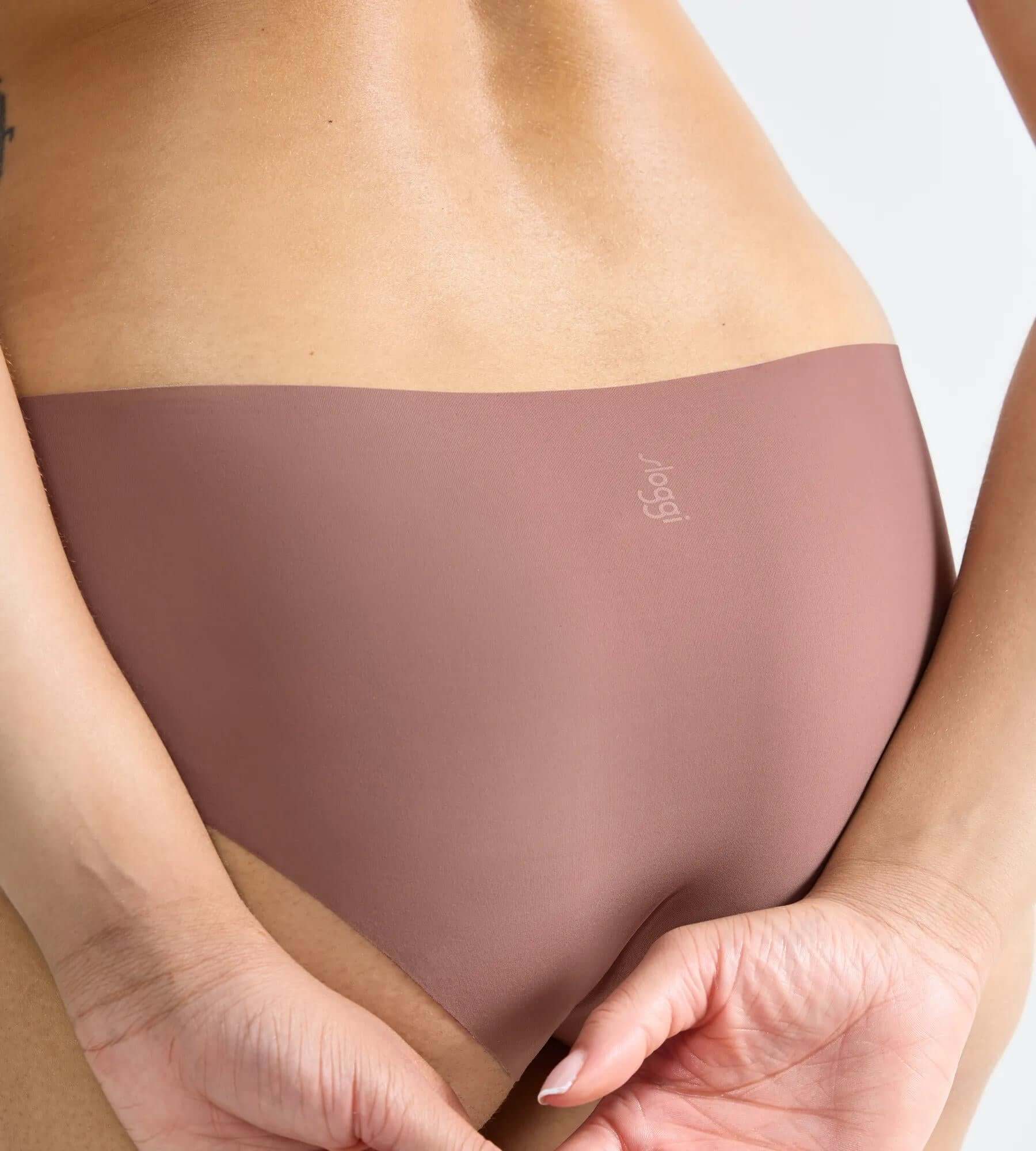 sloggi ZERO Feel hipster briefs showcasing seamless design and ultra-soft feel on a model.