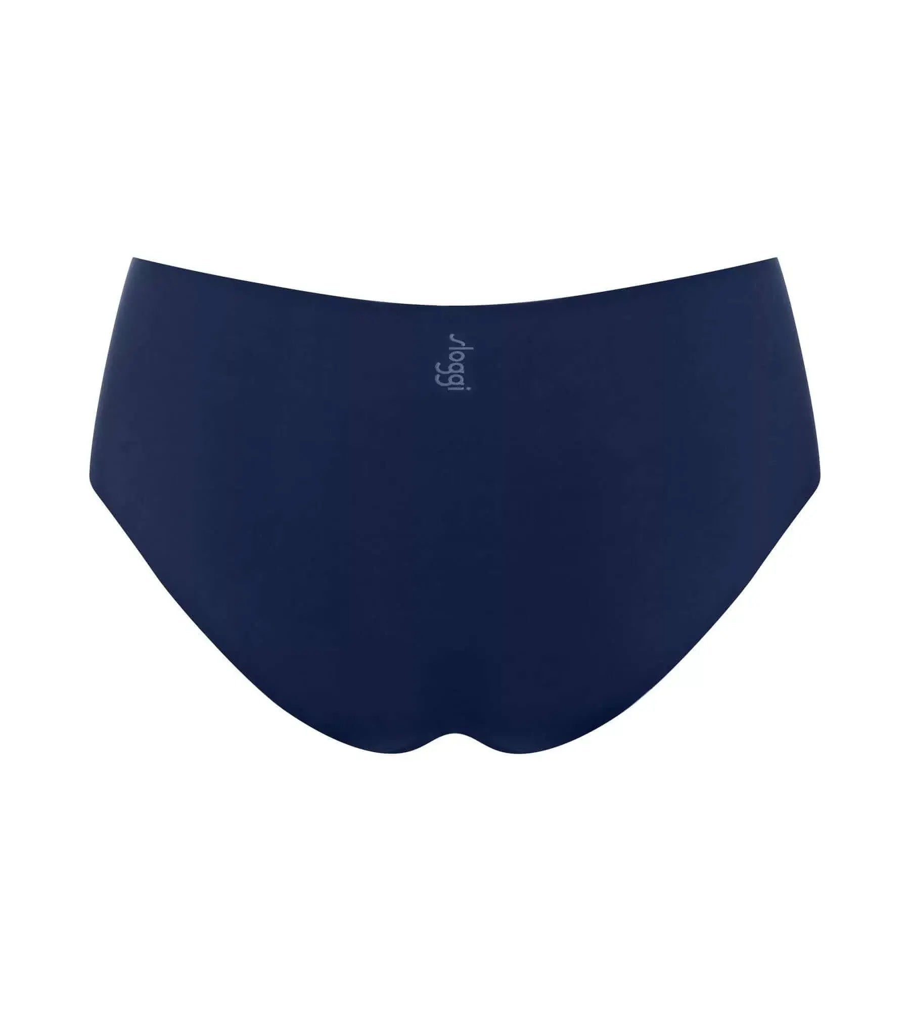 sloggi ZERO Feel seamless hipster briefs in navy, soft and breathable with free-cut edges for invisible wear.
