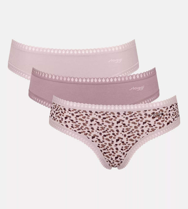 sloggi GO Crush Organic Cotton Hipster Briefs 3-Pack