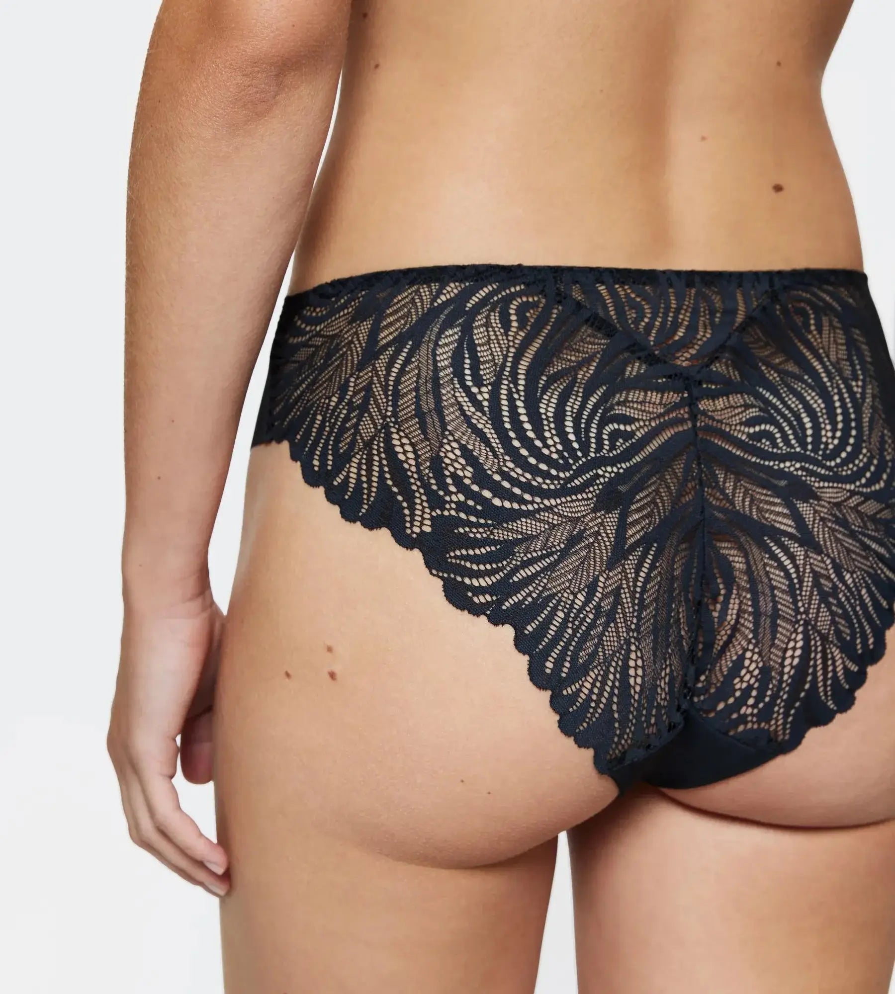 Pretty Micro medium-coverage brief with decorative lace, showcasing luxurious soft fabric and no visible panty lines.