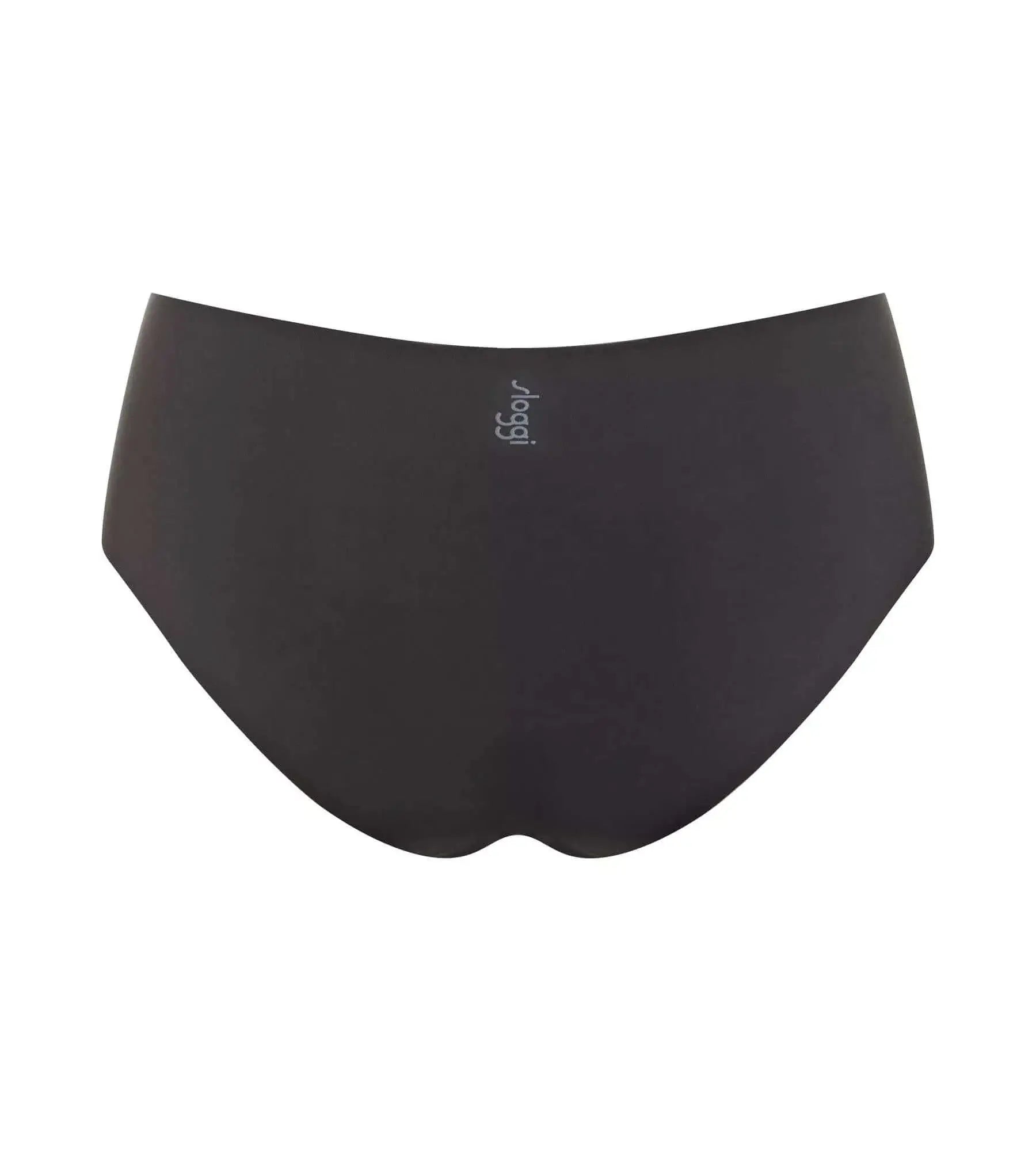 sloggi ZERO Feel seamless hipster briefs in black, featuring ultra-light recycled microfibre and invisible design.