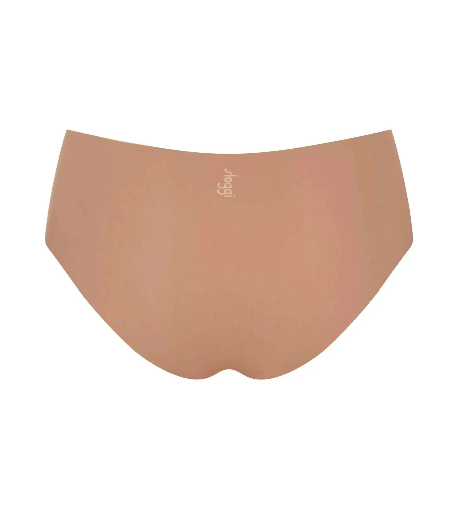 sloggi ZERO Feel seamless hipster briefs in nude, featuring ultra-soft fabric and free-cut edges for comfort.