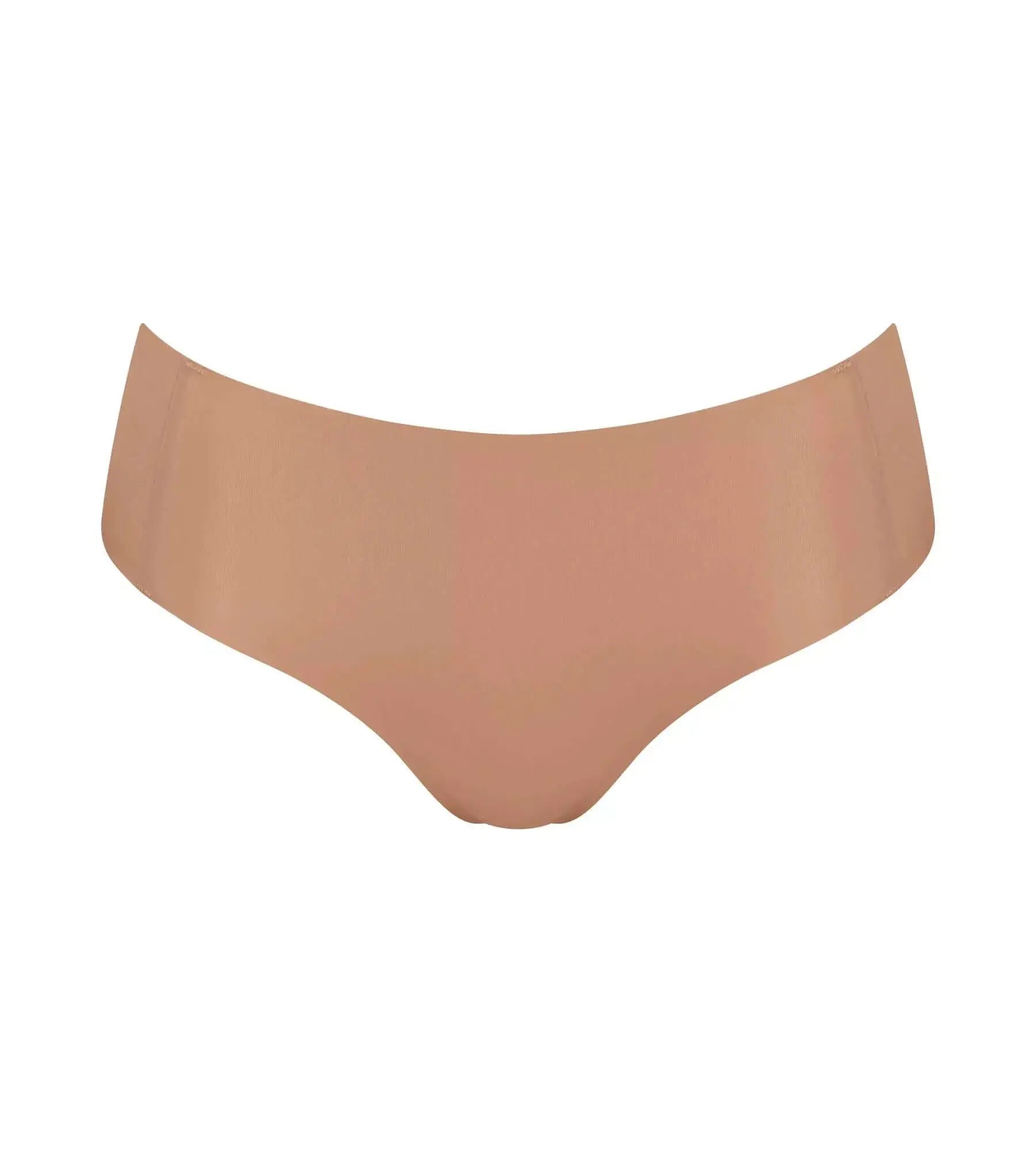 sloggi ZERO Feel seamless hipster briefs in nude, ultra-light recycled microfiber, perfect for comfort and invisibility under clothes.