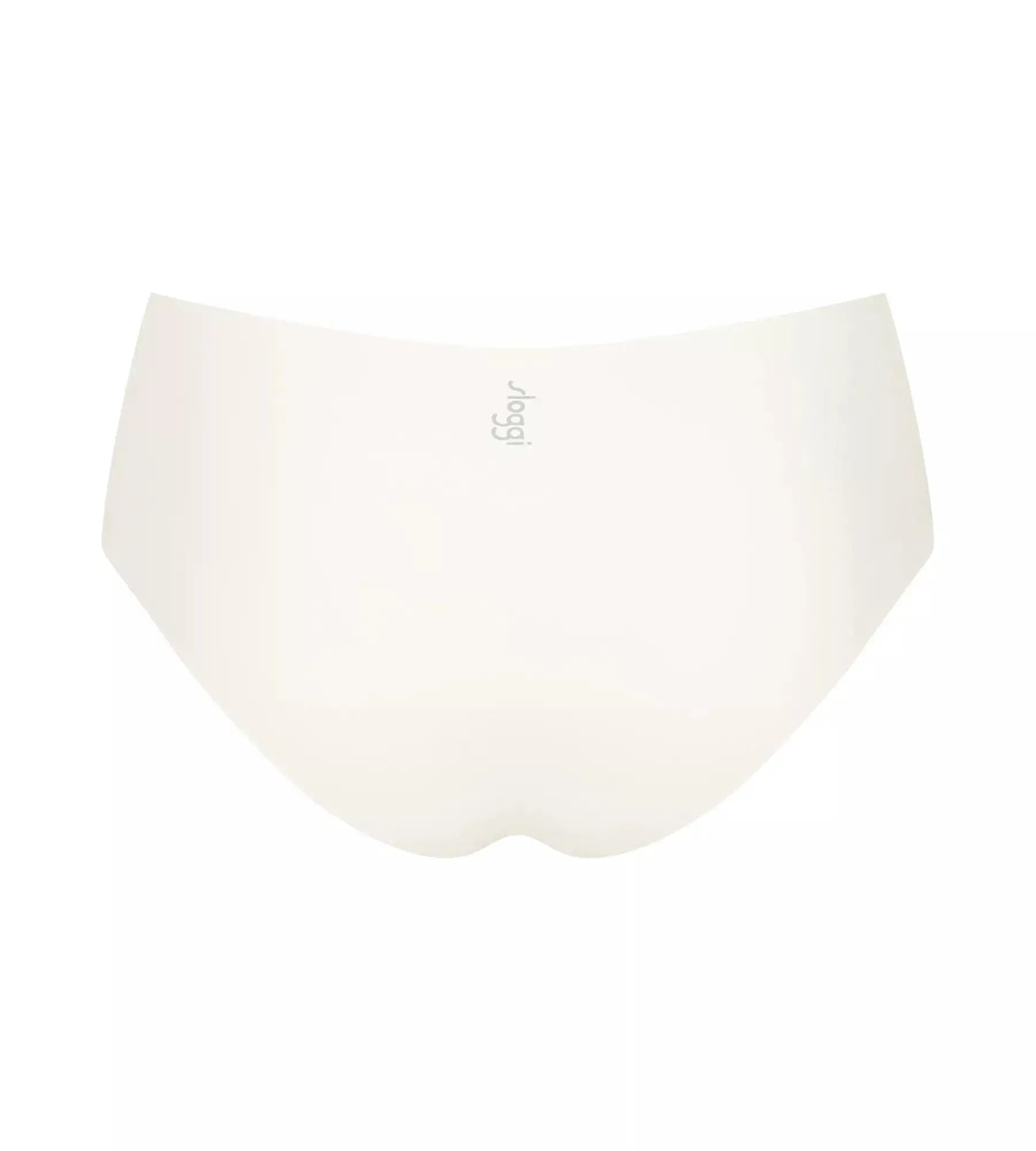 sloggi ZERO Feel seamless hipster briefs in white with GRS-certified ultra-light recycled microfibre material.