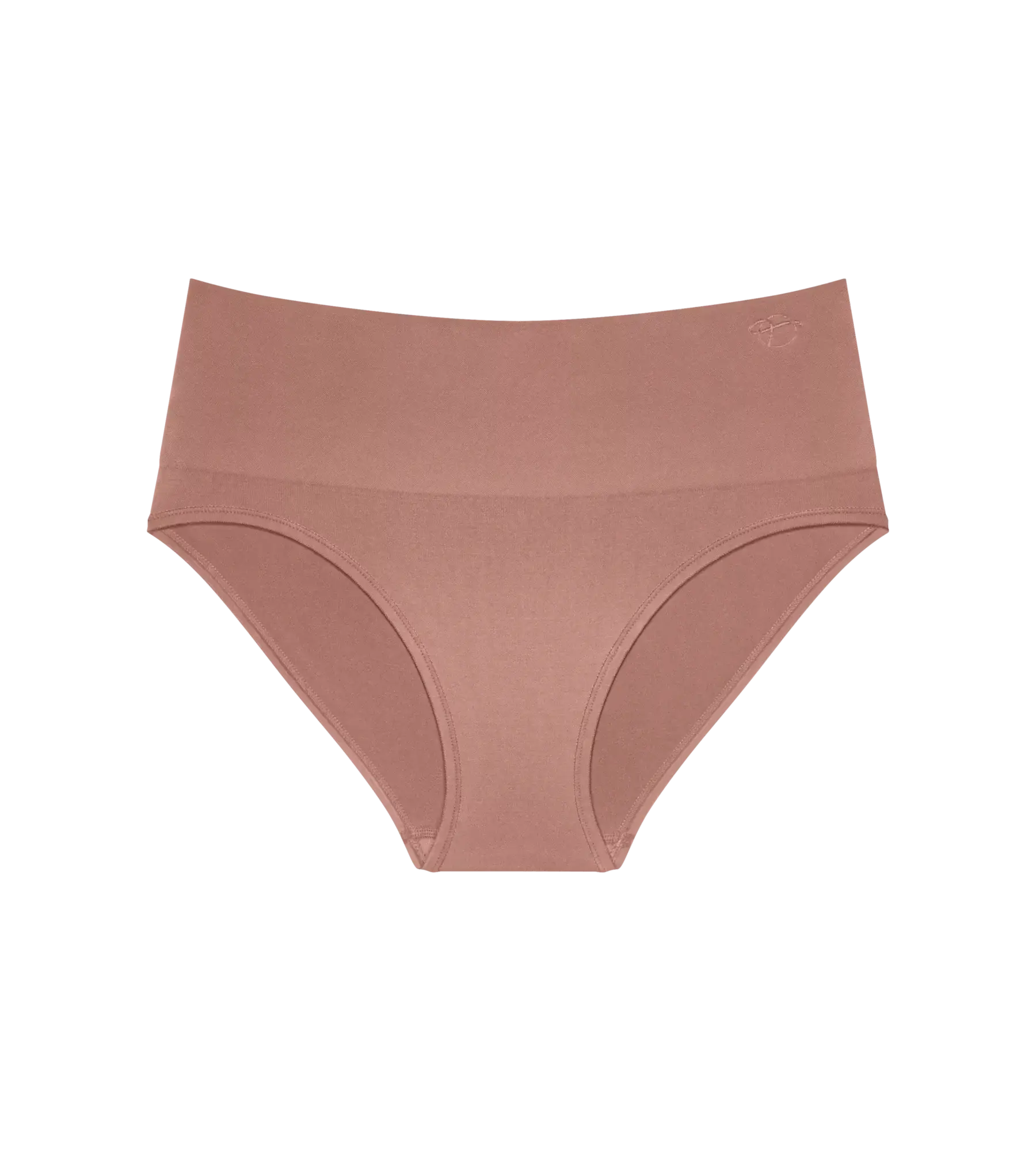 Triumph Soft Sculpt Bandeau Maxi briefs in soft knit fabric with a smooth finish and embossed logo.