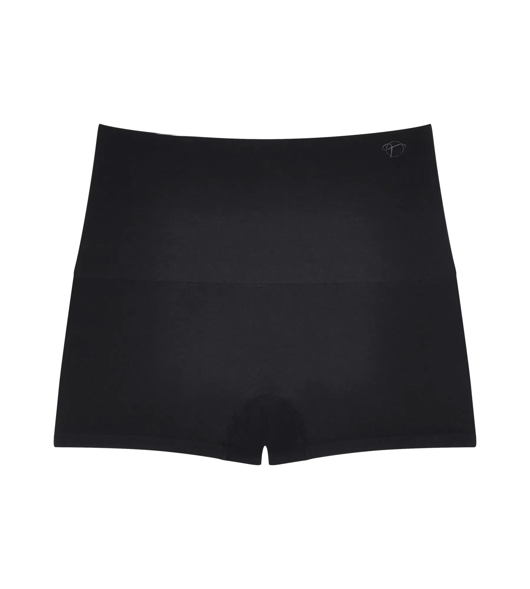 Triumph Soft Sculpt maximum-coverage short brief made of smooth, soft knit fabric in black.